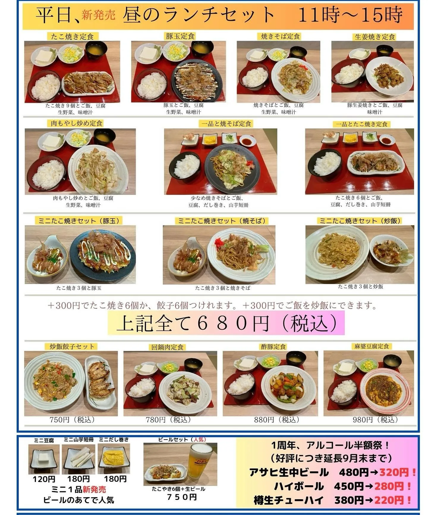 こんばんは、こなもんと中華の匠です。